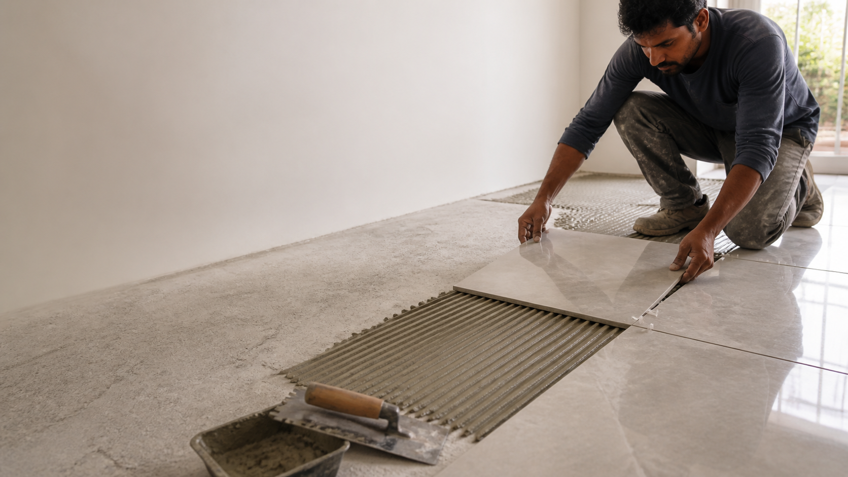 Approved Tile Fixer Application Process tile and grout website image for Silky
